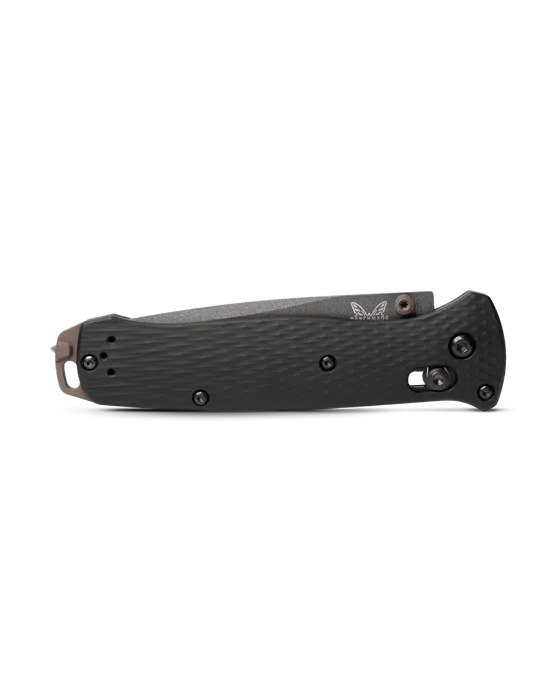 Benchmade 537GY-03 Bailout AXIS Folding Knife 3.38" CPM-M4 Tungsten Gray Tanto Plain Blade Black Aluminum Handles