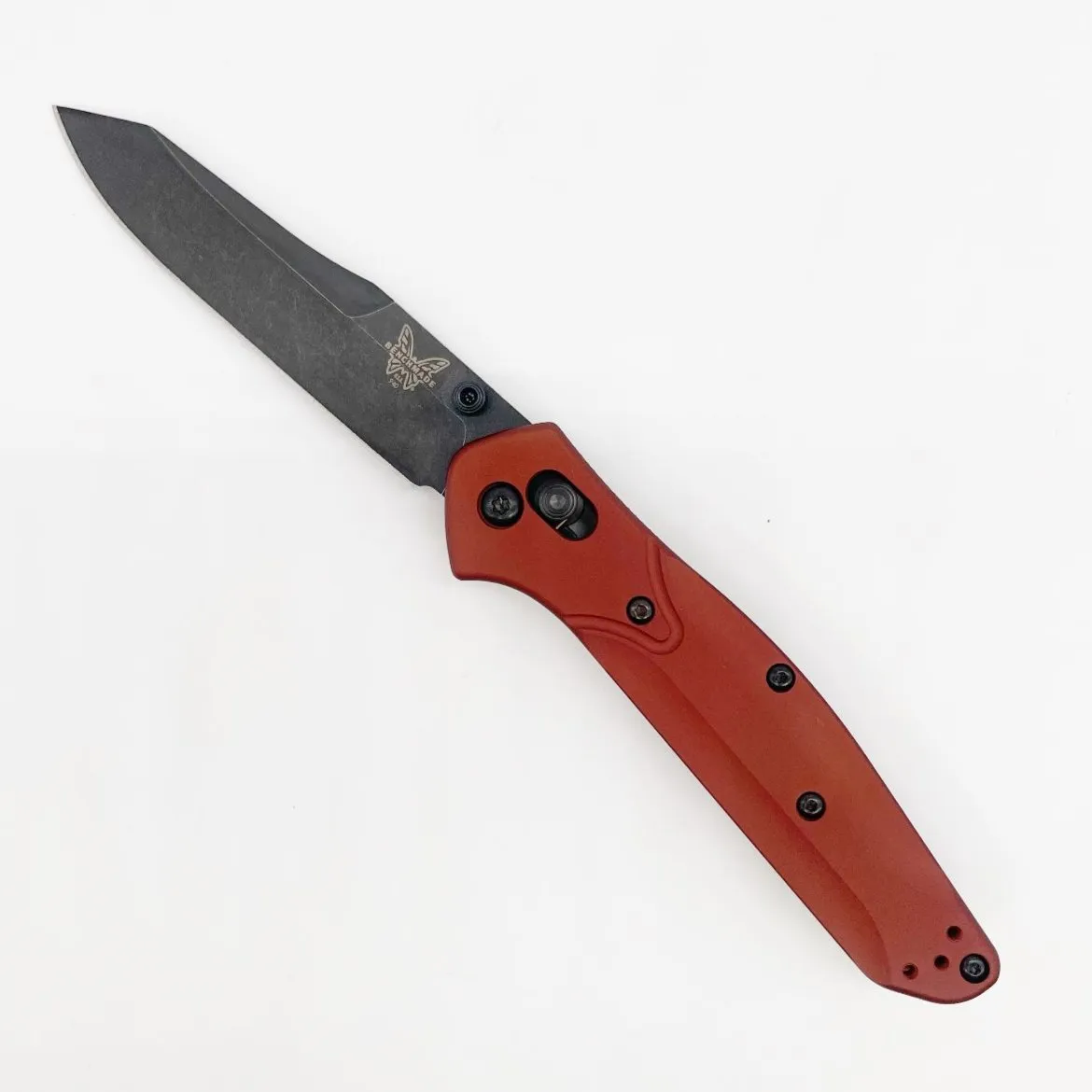 BENCHMADE OSBORNE 940BK-03 3.4" DLC BATTLEWASH CPM-MAGNACUT BURNT COPPER ALUMINUM HANDLES