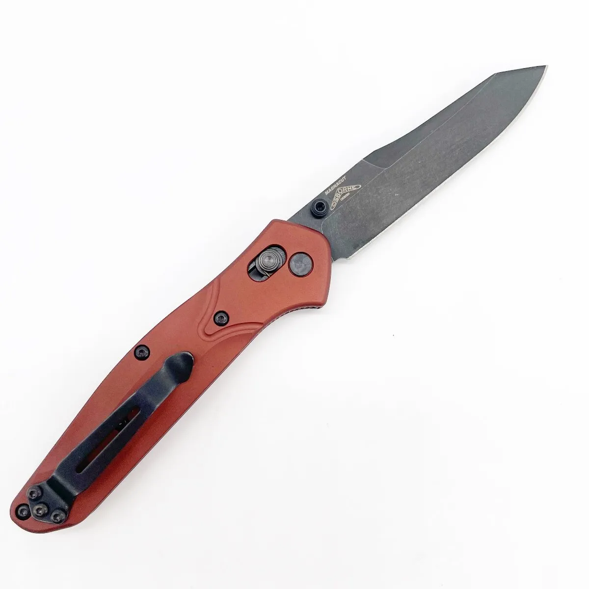 BENCHMADE OSBORNE 940BK-03 3.4" DLC BATTLEWASH CPM-MAGNACUT BURNT COPPER ALUMINUM HANDLES