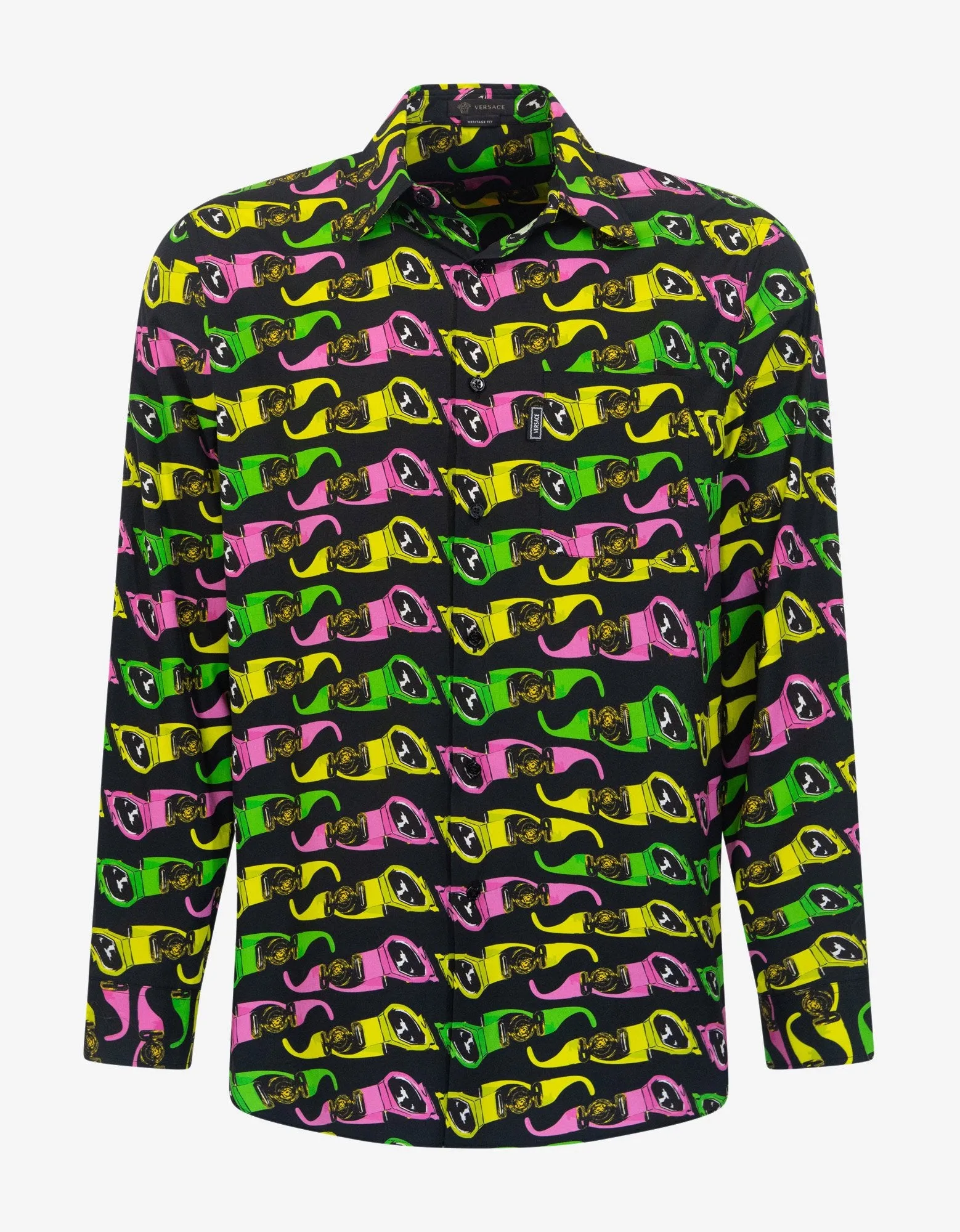 Black Biggie Sunglasses Print Shirt