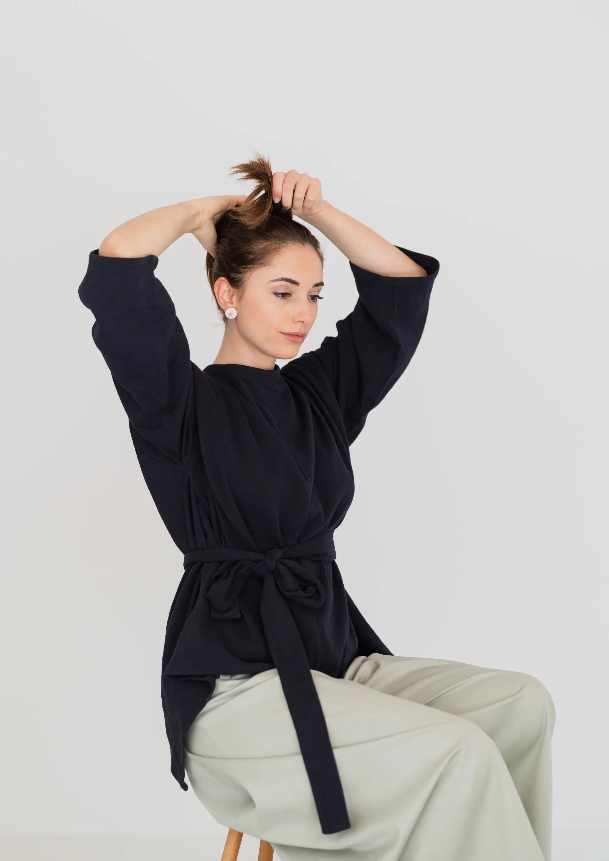 Black Kimono DO SHIRT