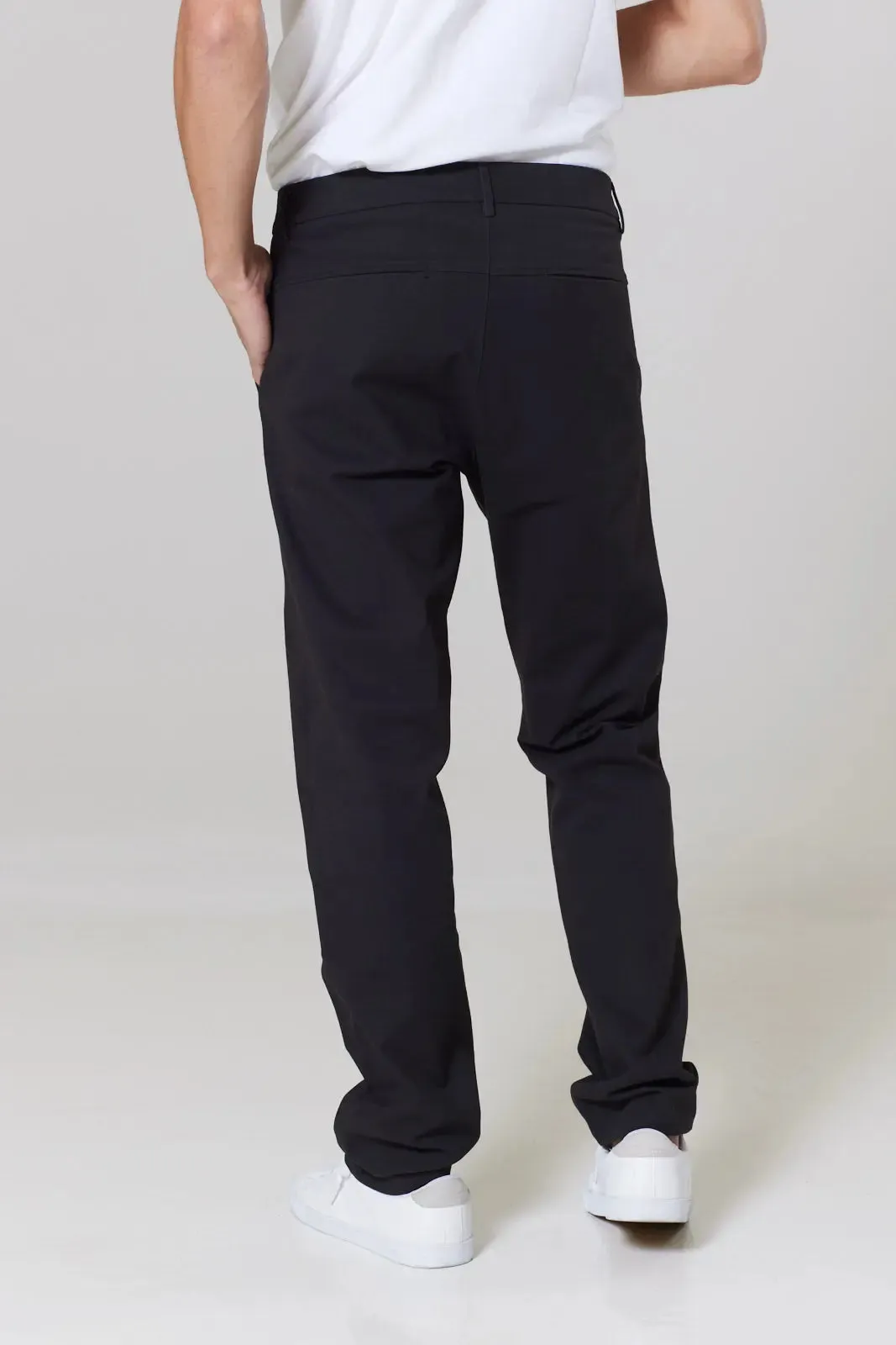 Buxton Trousers - Black - Shorter Leg