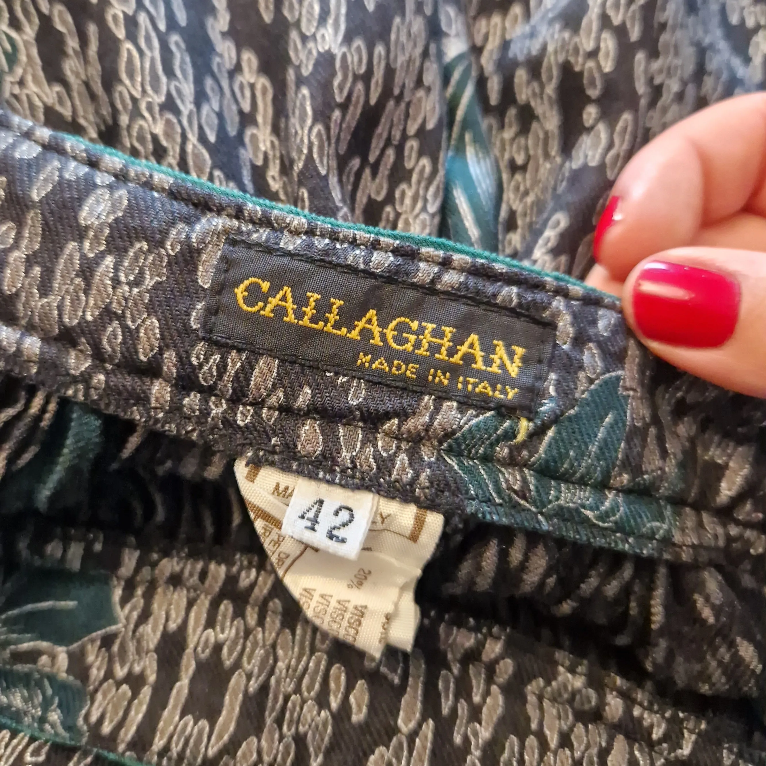 Callaghan by Gianni Versace | Gonna in lana e seta