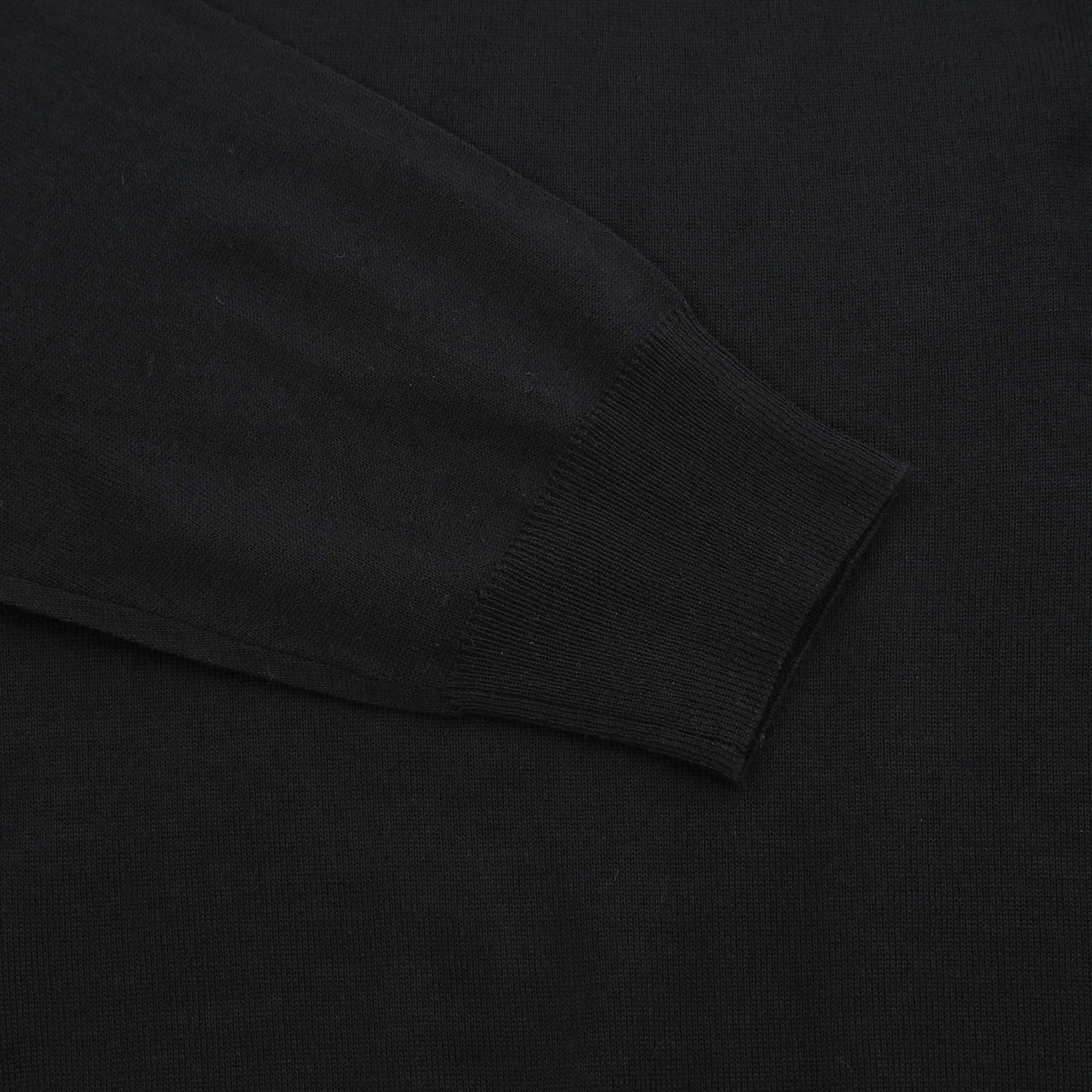 Canali Crew Neck Knitwear in Black