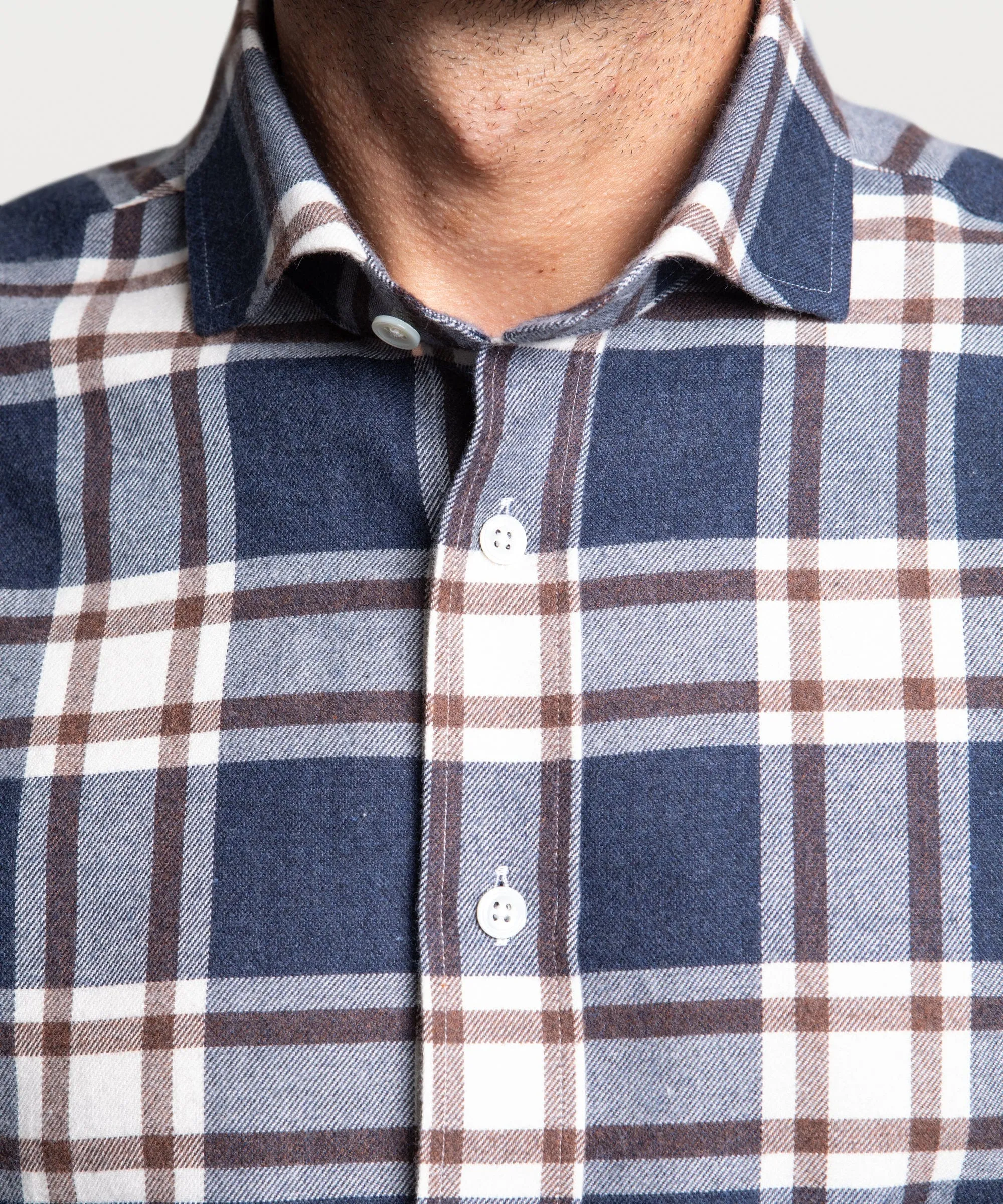 Casual Flannel Bold Check Shirt