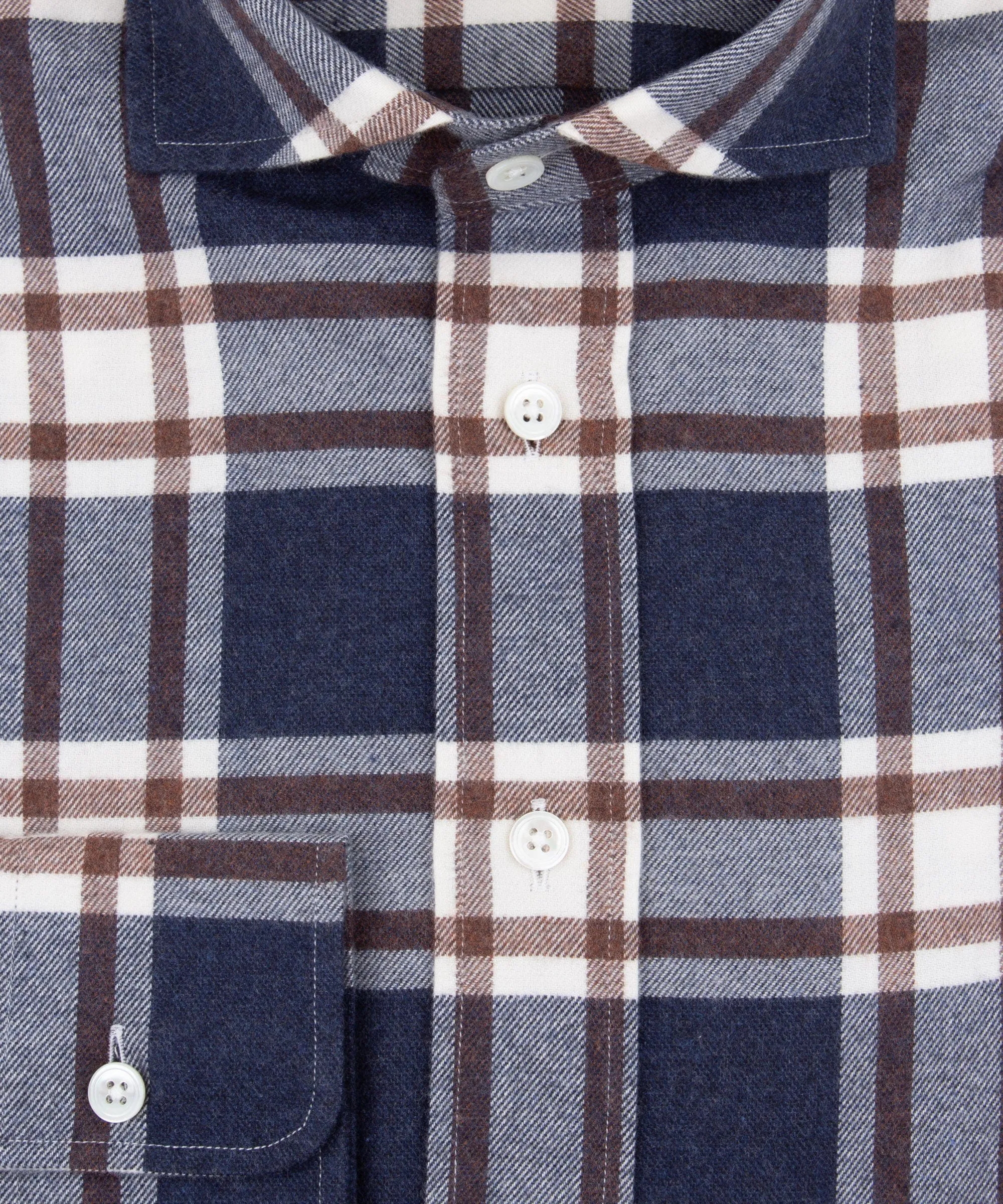 Casual Flannel Bold Check Shirt