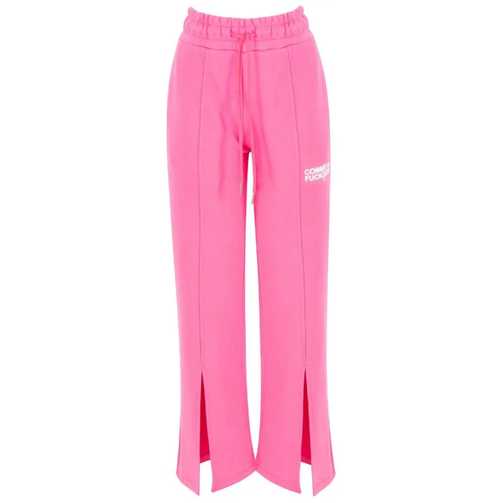 Comme Des Fuckdown Pink Cotton Jeans & Pant