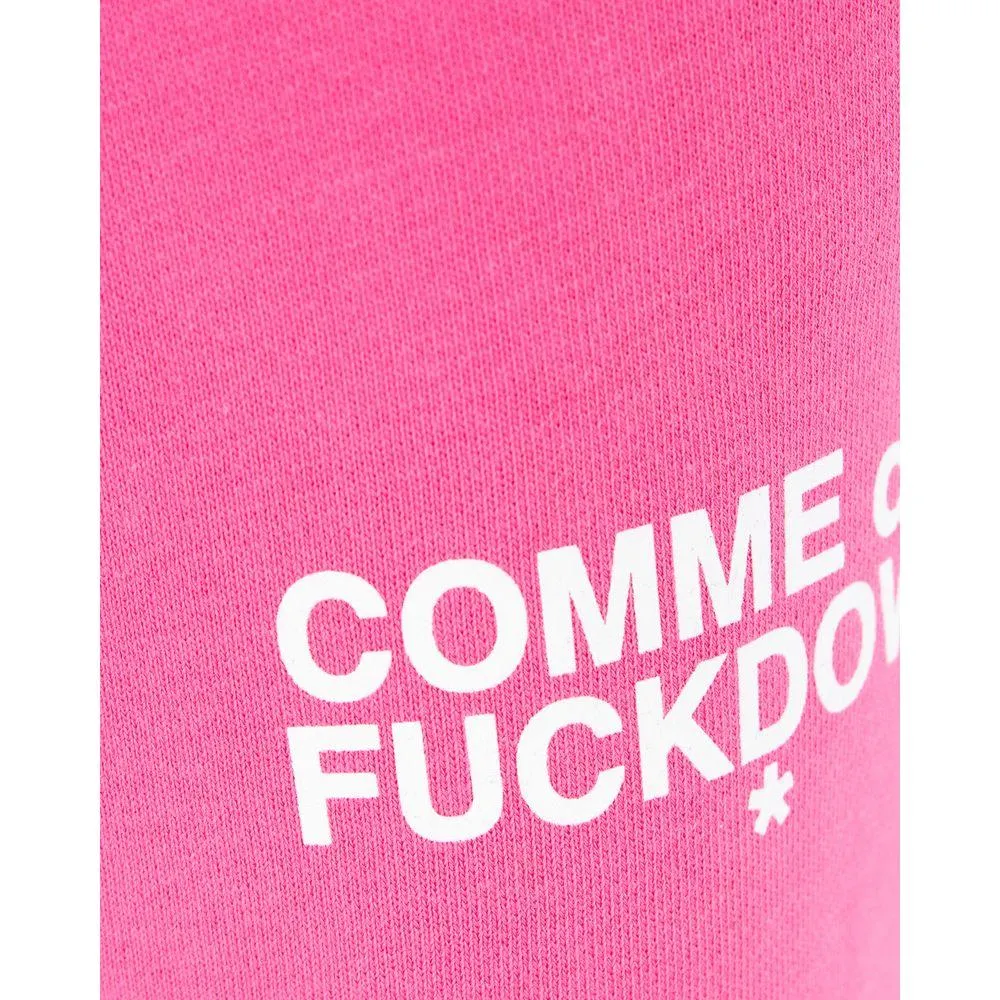 Comme Des Fuckdown Pink Cotton Jeans & Pant