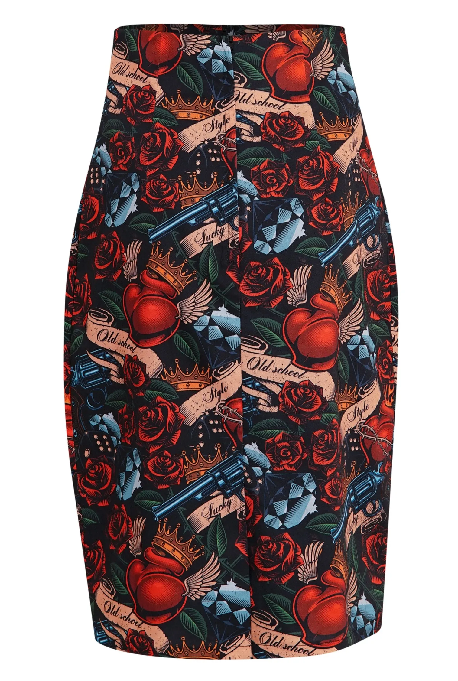 Falda Guns N' Roses Pencil Skirt