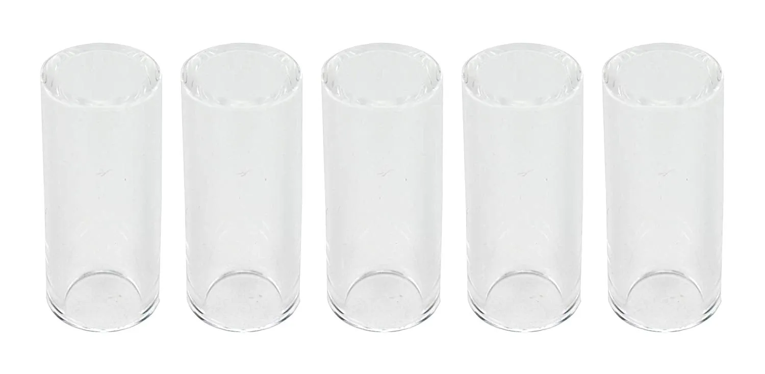 Fused Quartz Cups for 9, 20, 17, 18 & 26 Series TIG Torches with Argon-Saving Configuration