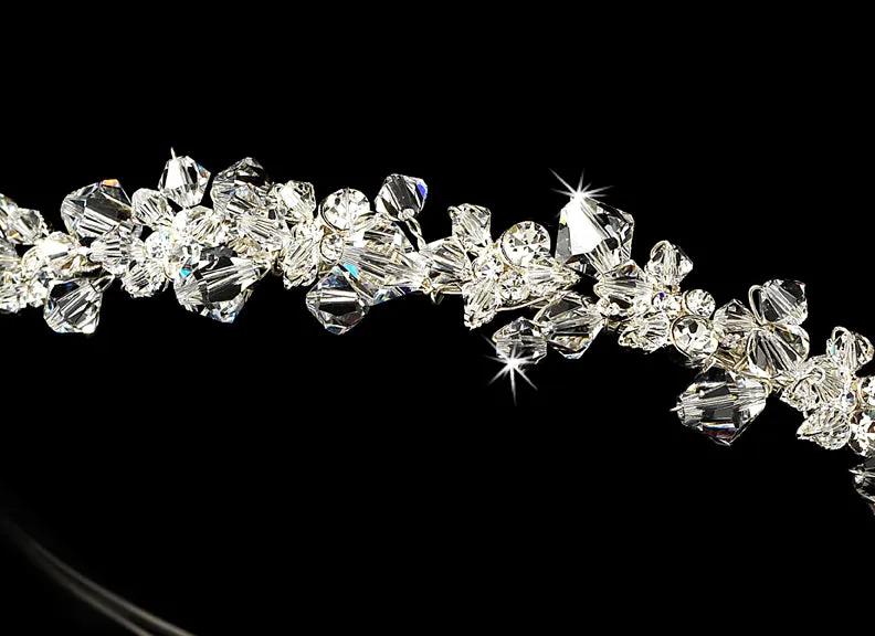 Gorgeous Swarovski Crystal Bridal Headpiece Tiara