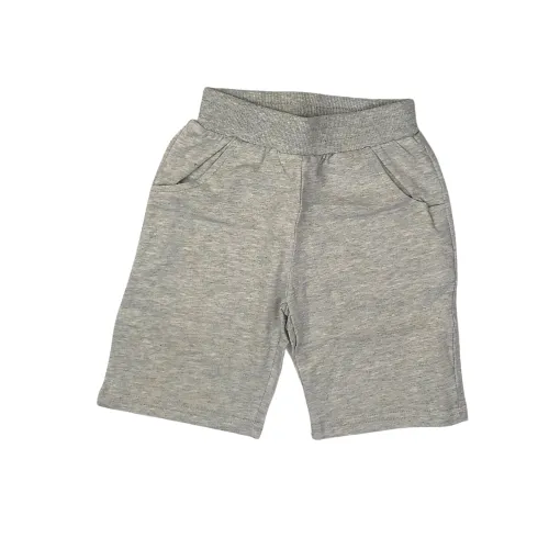 Grey Cotton Shorts