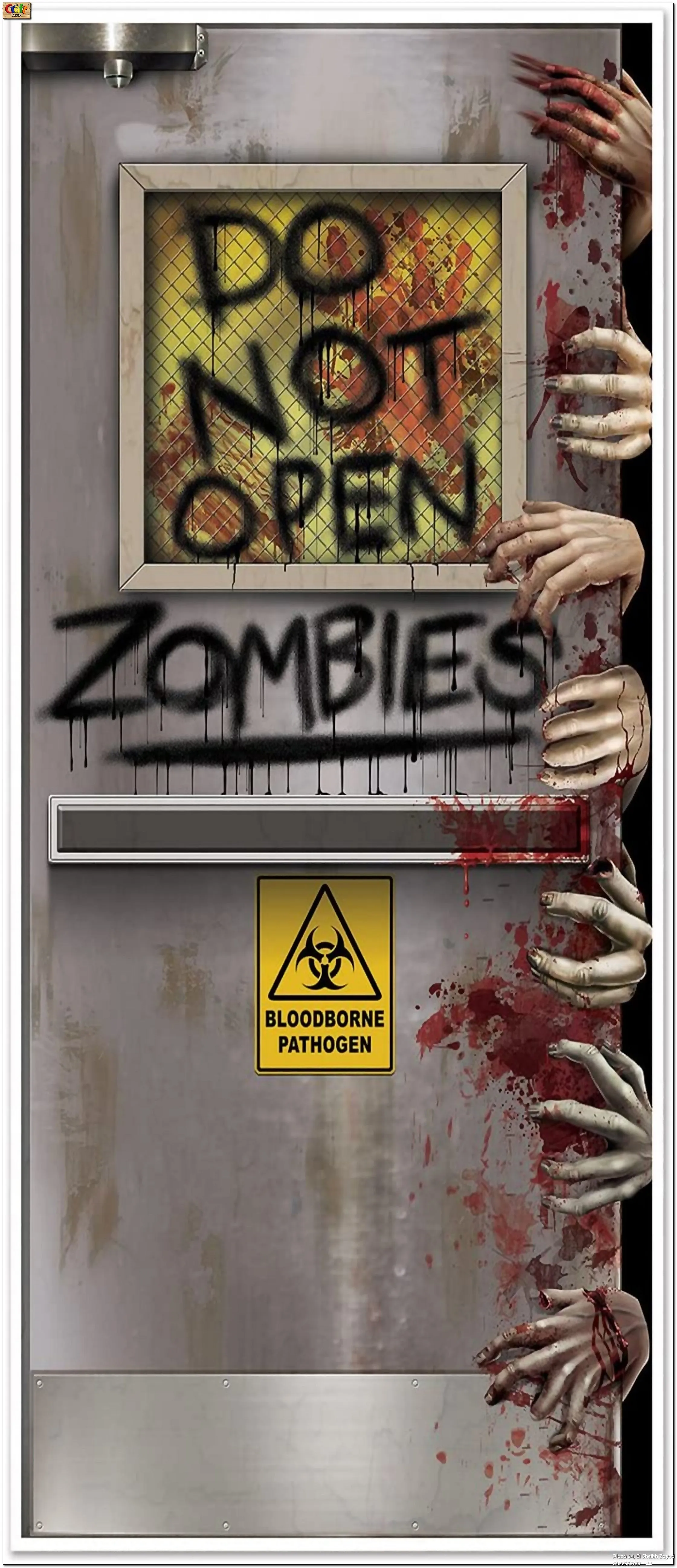 Halloween Door cover (zombies)