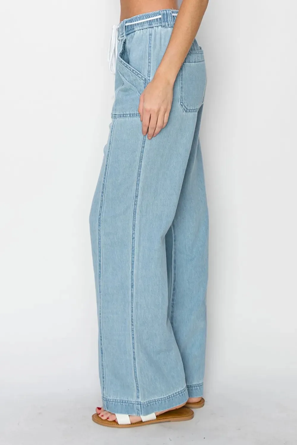 High Rise Straight Jeans