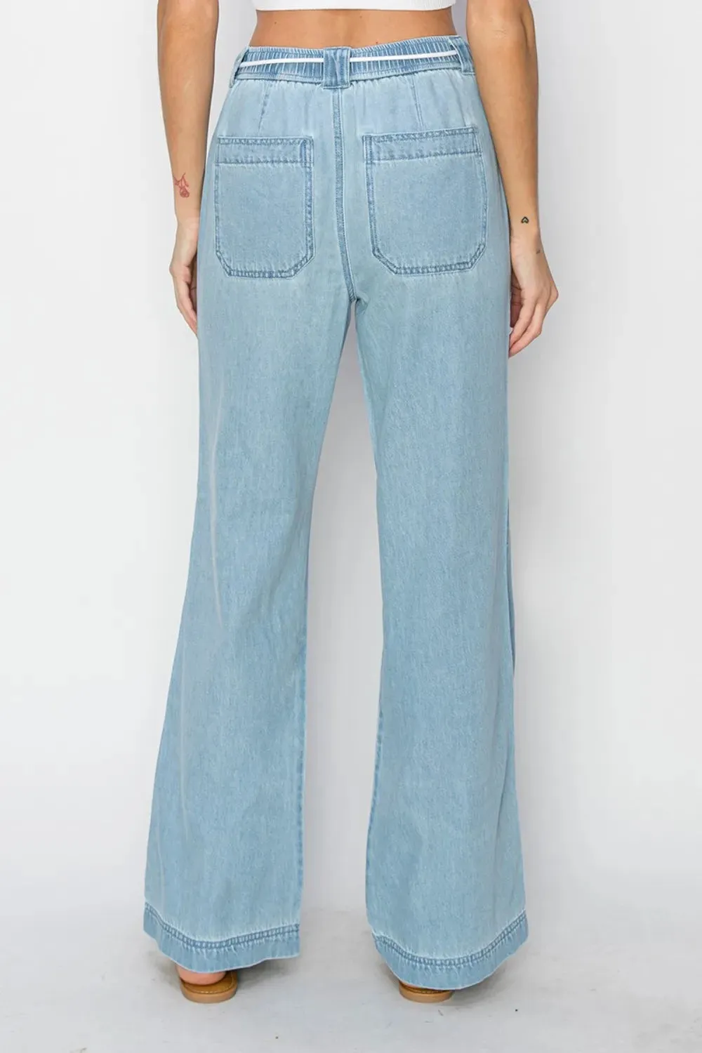 High Rise Straight Jeans