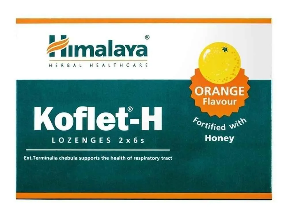 HIMALAYA Koflet-H lemon flavor 12 pastilles