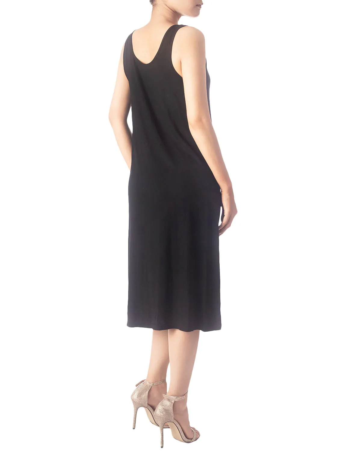 iB-iP Women's Modal Cozy Knee Length Casual Relaxed Full Slip