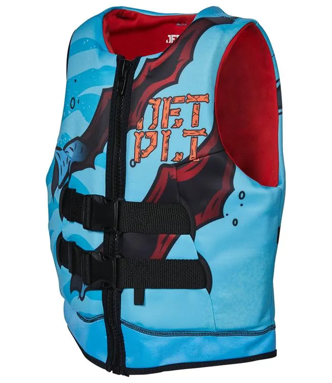 Jetpilot Rex Cause Boys Life Vest (2024) - Blue