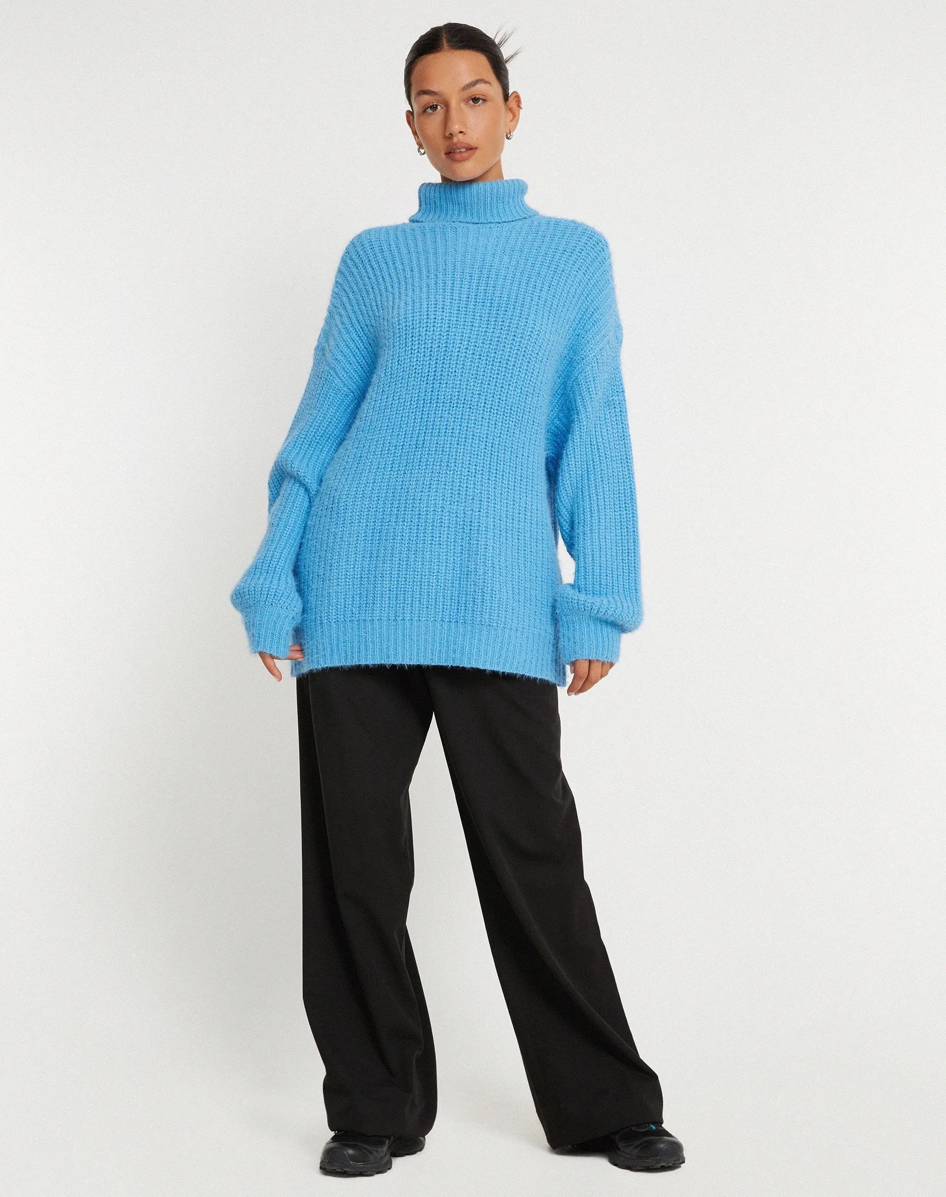 Mada Jumper in Knit Blue