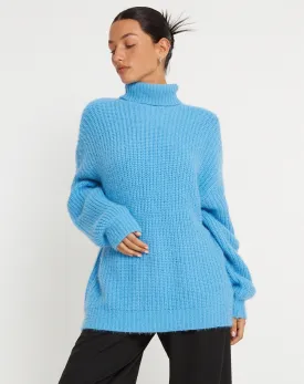 Mada Jumper in Knit Blue