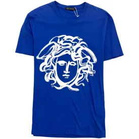 Men's Medusa T-Shirt Blue Size S