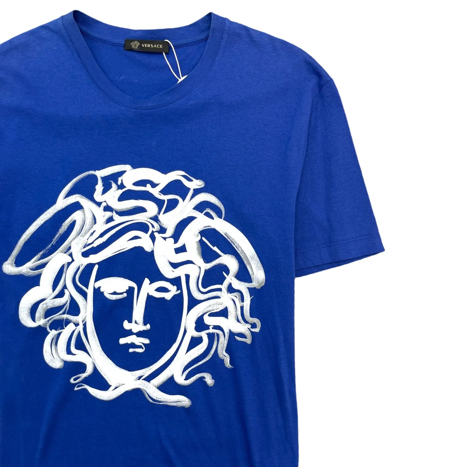 Men's Medusa T-Shirt Blue Size S