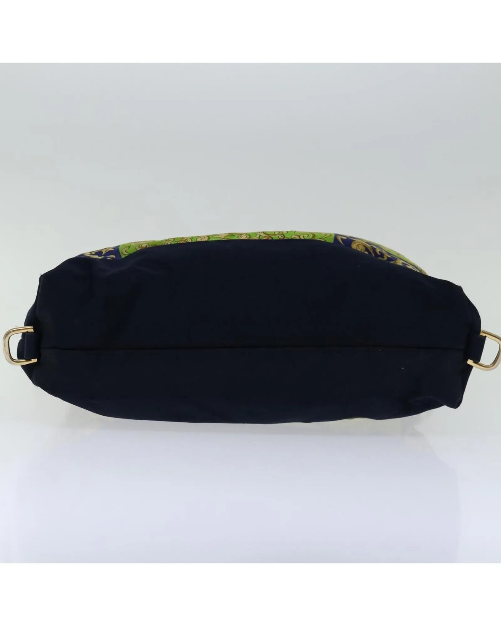 Navy Canvas Shoulder Bag by Gianni Versace