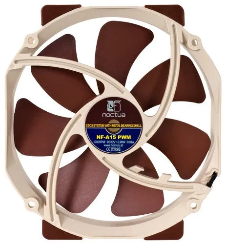 Noctua NF-A15 PWM 140mm Round Frame Ultra Silent Premium Case Fan, 4-pin