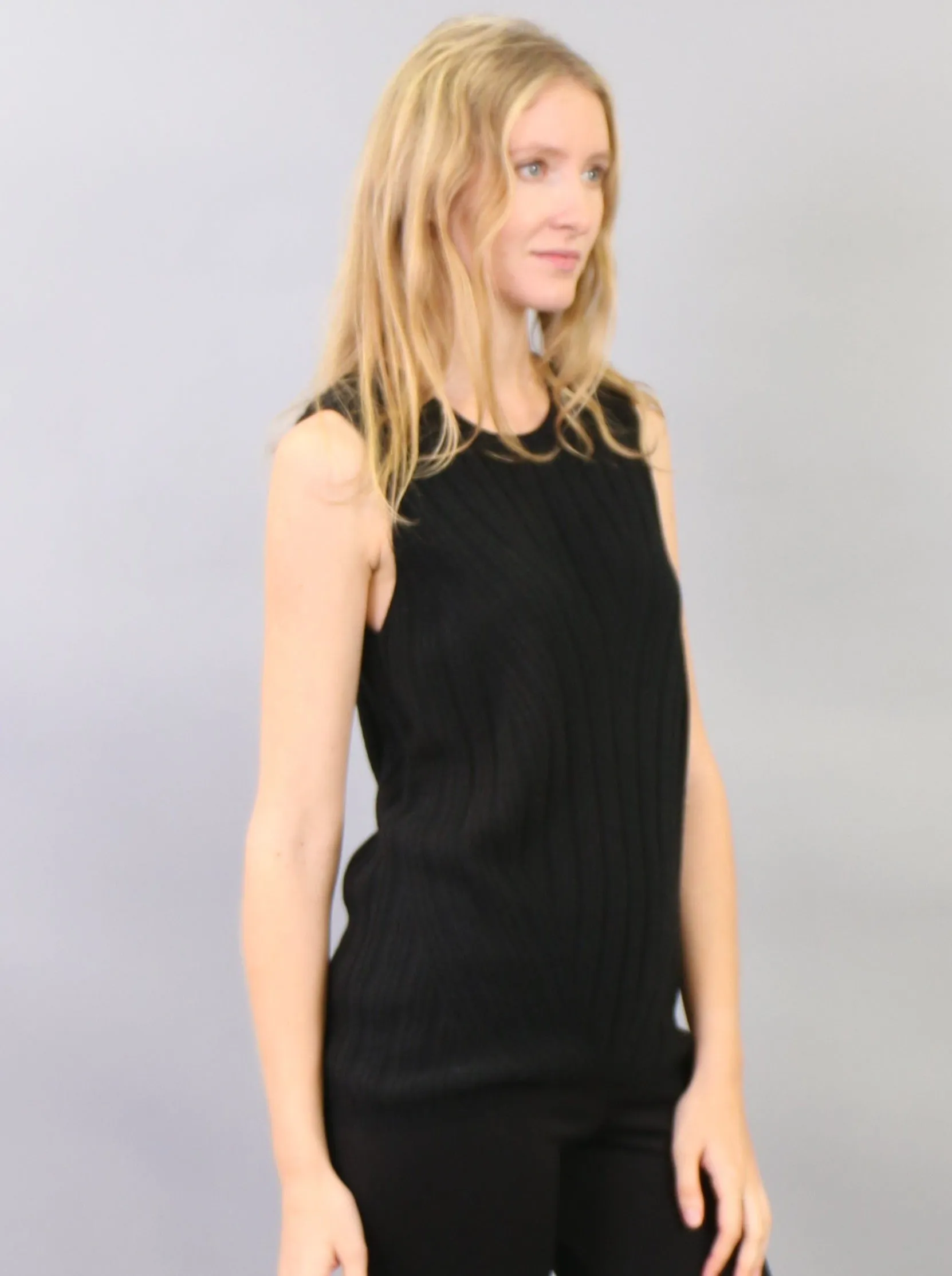 Novelty Ribbed Shell Top