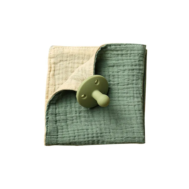 Pure Cotton Comforter with Pacifier | Bean Green