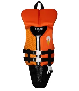 Radar TRA Boys Collard Life Vest (2023) - Orange