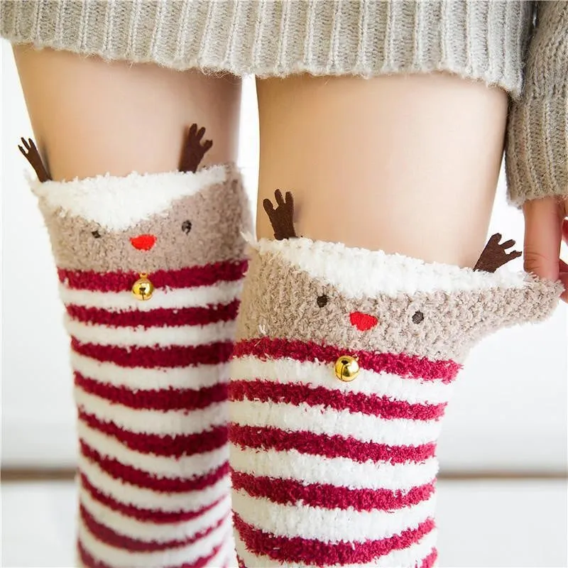 Reindeer Thigh Highs