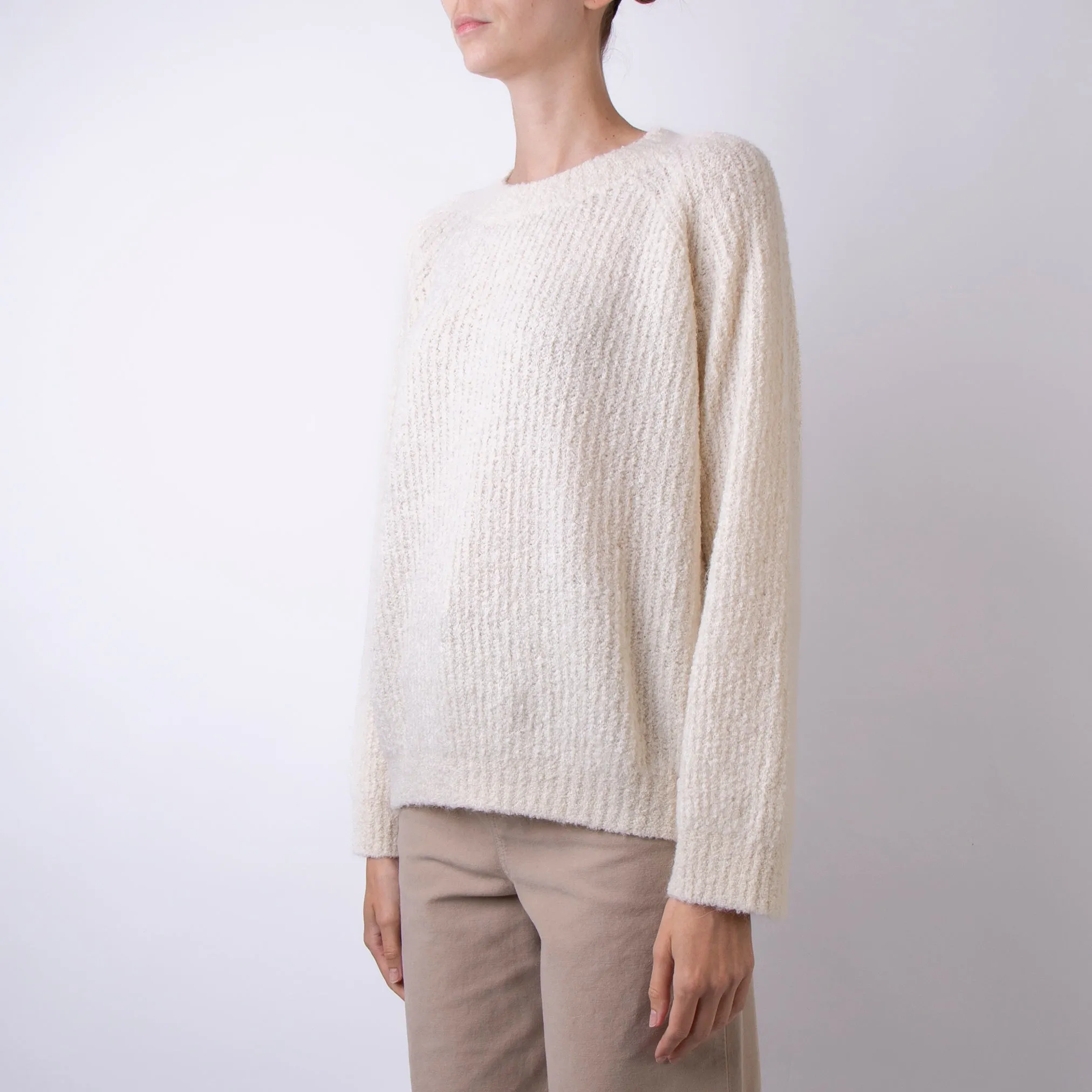 ROBERTO COLLINA SWEATER A18001 02 IVORY