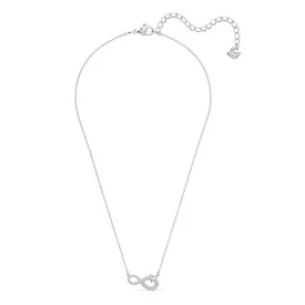 SWAROVSKI Infinity necklace 5520576, Infinity, White, Rhodium plated