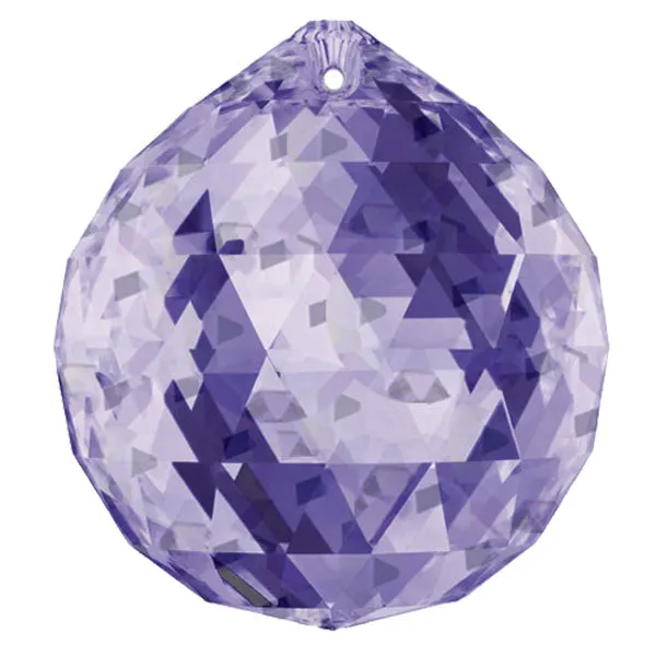 Swarovski Strass Crystal 40mm Blue Violet Faceted Ball prism