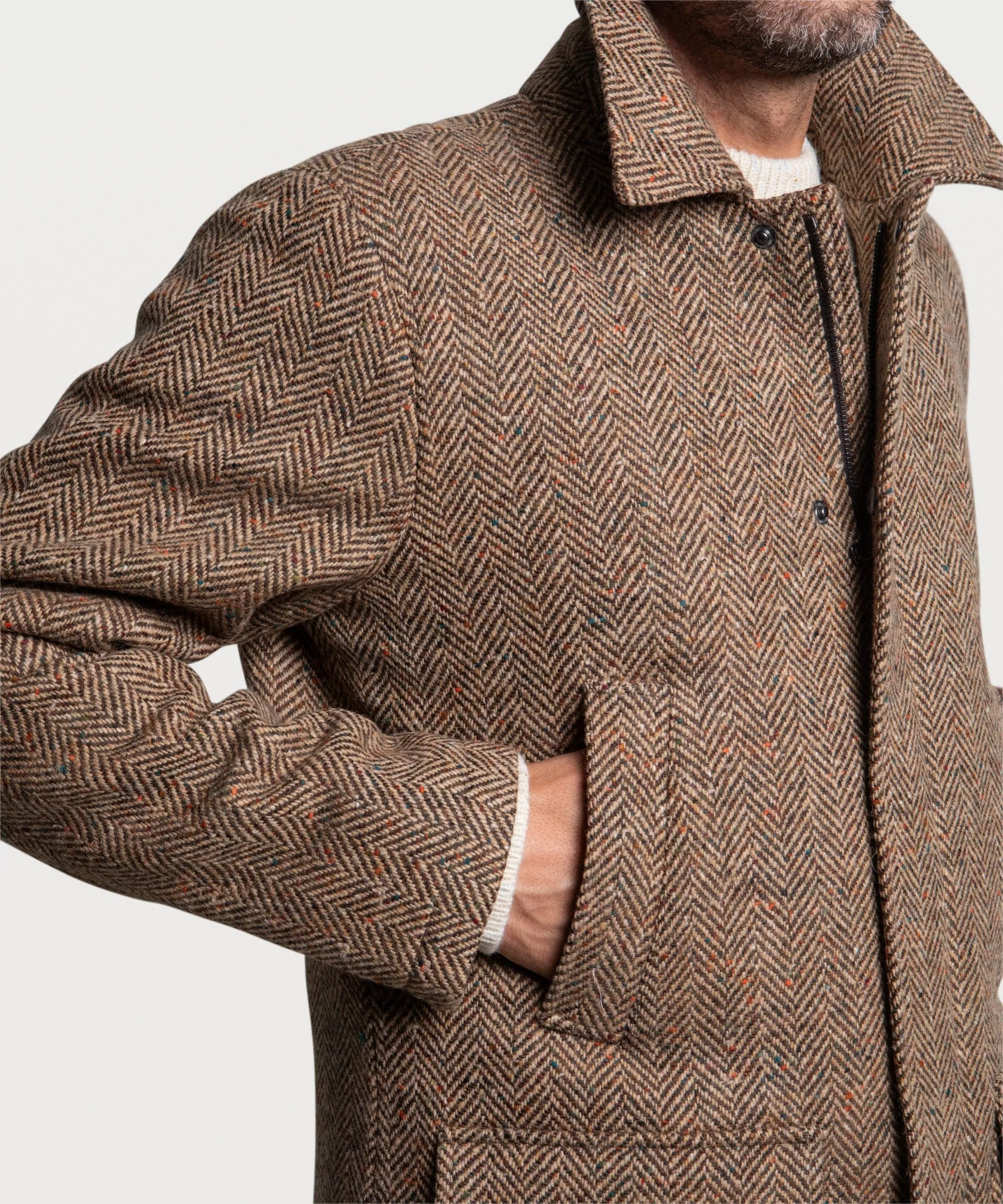 Traveller Herringbone Tweed Jacket