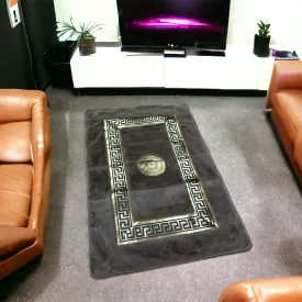 Versace Floor Mat-Light Brown (100*150)