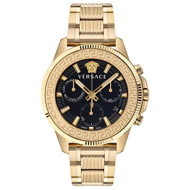 Versace Greca Action Chrono Men's Gold Watch VE3J00622