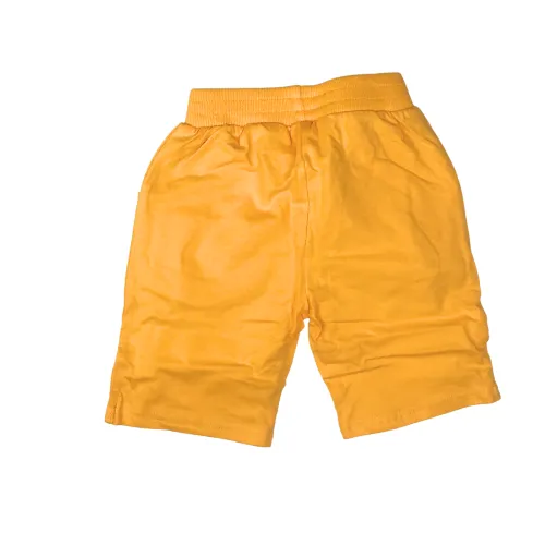 Yellow Cotton Shorts