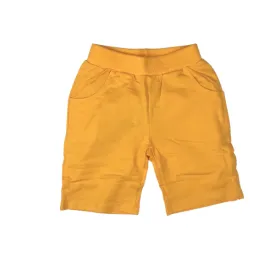 Yellow Cotton Shorts